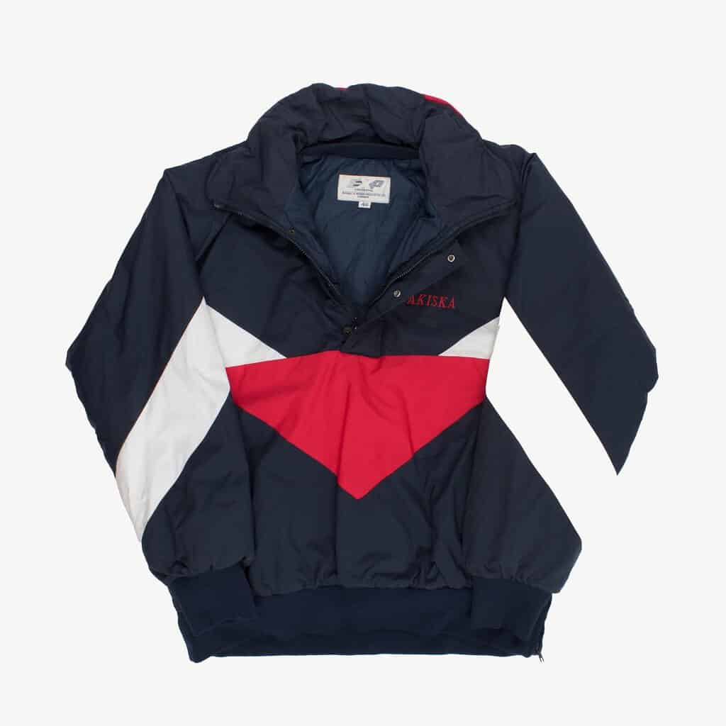 Mens quarter zip padded jacket, pullover puffer jacket - XL / 2XL - Image 2