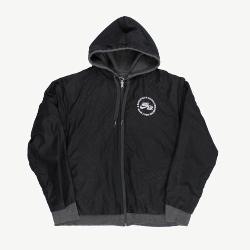 Mens Y2K vintage Nike reversible hoodie on w white background