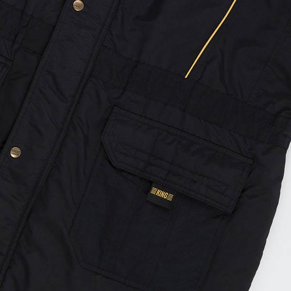 Vintage Puma King ADAC sports coat black, 90s mens winter long jacket - XL - Image 7