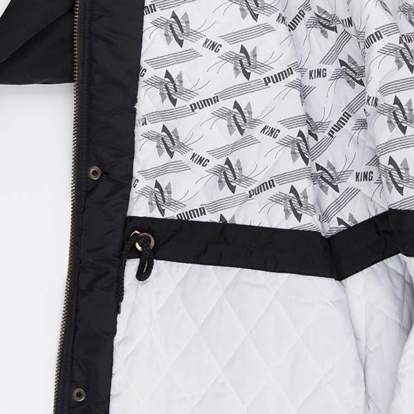 Vintage Puma King ADAC sports coat black, 90s mens winter long jacket - XL - Image 8