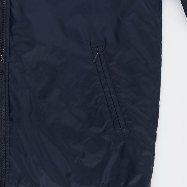 Mens vintage Y2K Nike padded coat, long blue sports brand jacket - Large - Image 7