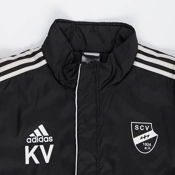 Mens black Adidas padded puffer coat, coach jacket - M - Image 4