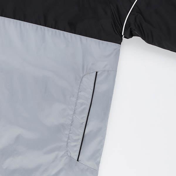 Mens Adidas padded jacket in black and silver, vintage coach jacket - XL - Image 7