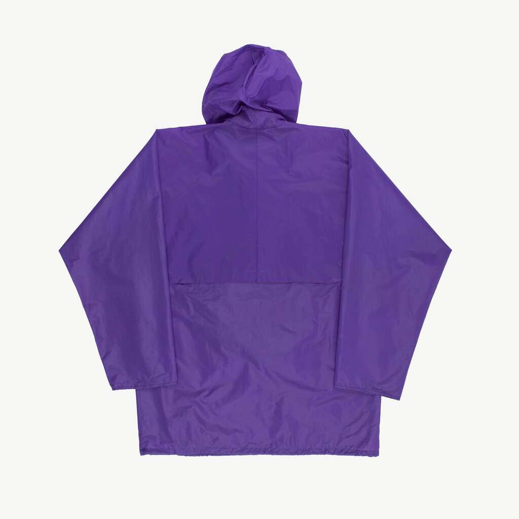 Purple vintage K Way rain jacket, quarter zip anorak windbreaker - Medium / Large - Image 3