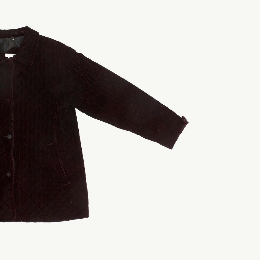 Quilted purple casual vintage jacket, padded womens autumn jacket - Medium - Image 4