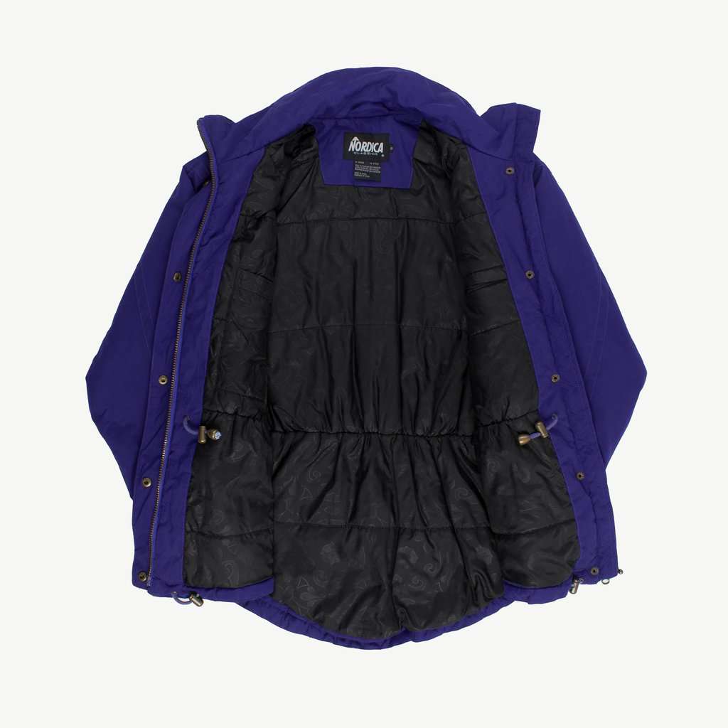 90s vintage insulated ski jacket, retro skiwear, purple snow sports jacket, Women’s - Medium - Image 2
