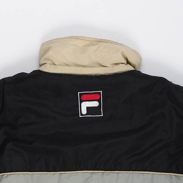 Rare 90s Fila reversible puffer jacket, fleece lined mens winter jacket - Large - Image 6