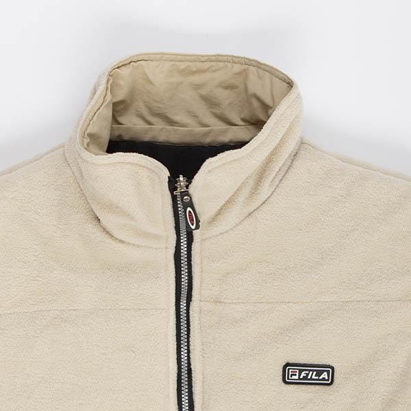Rare 90s Fila reversible puffer jacket, fleece lined mens winter jacket - Large - Image 7