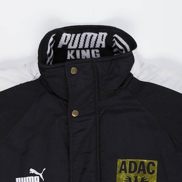 Vintage Puma King ADAC sports coat black, 90s mens winter long jacket - XL - Image 4