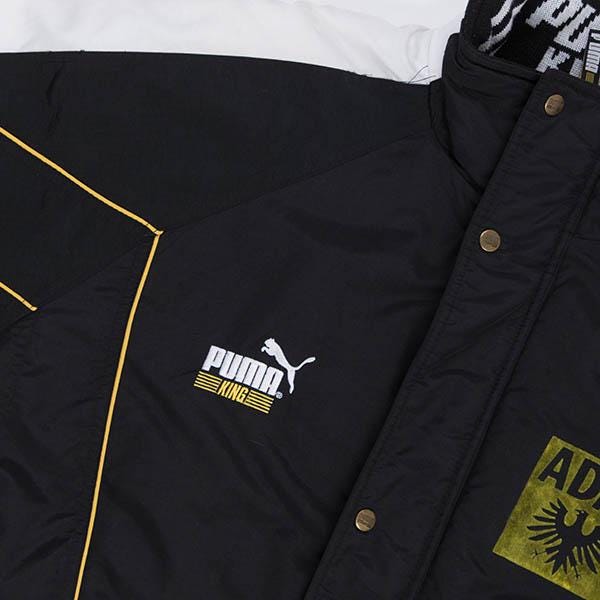 Vintage Puma King ADAC sports coat black, 90s mens winter long jacket - XL - Image 6