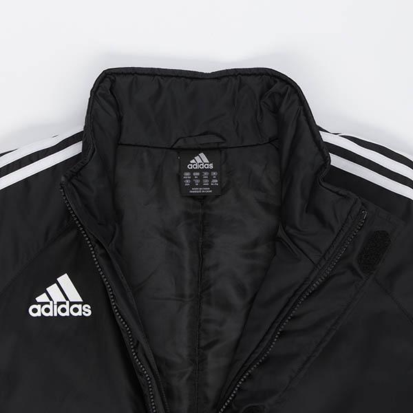 Mens Adidas padded jacket in black and silver, vintage coach jacket - XL - Image 5
