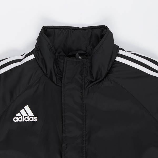 Mens Adidas padded jacket in black and silver, vintage coach jacket - XL - Image 4