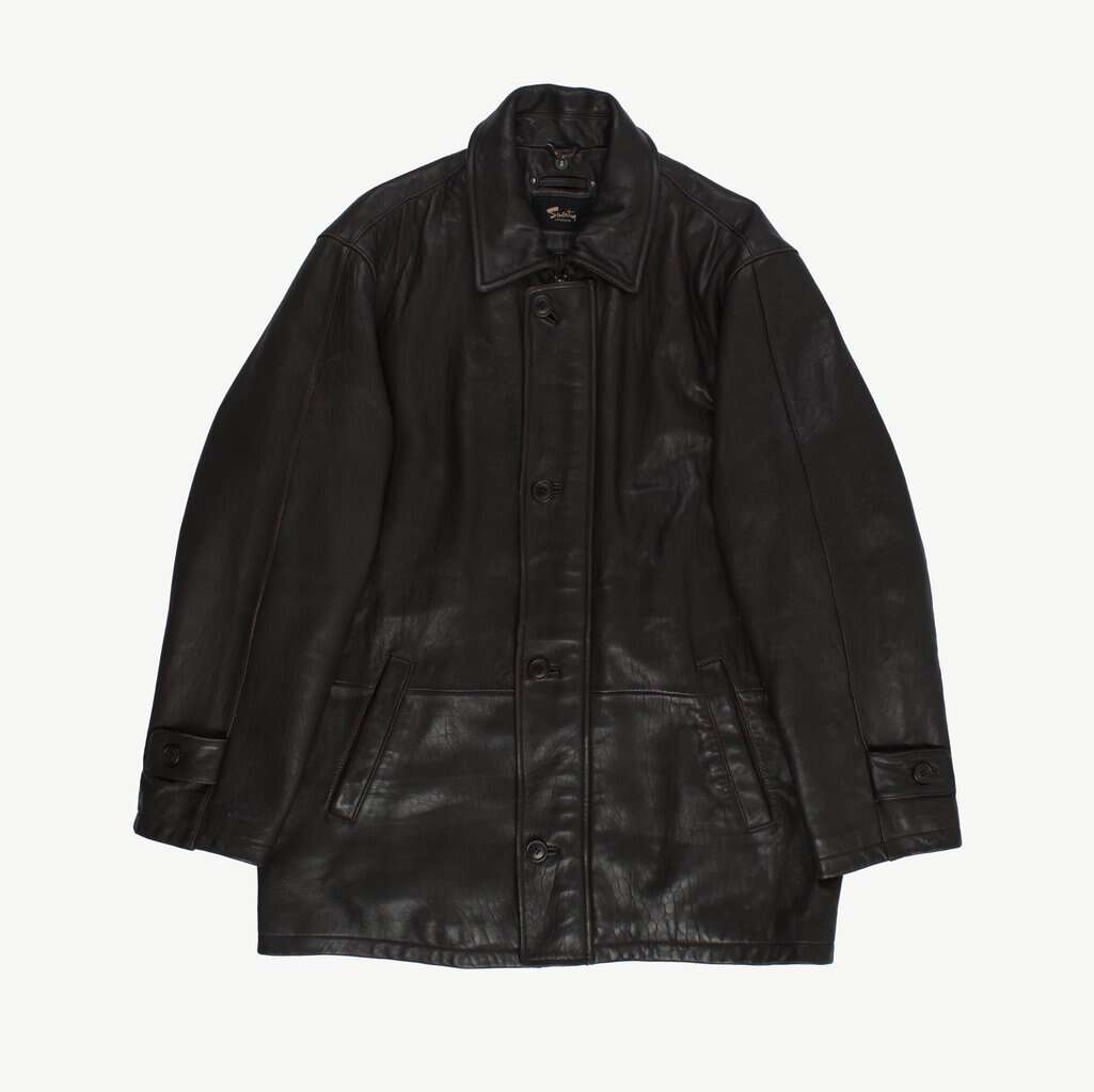 black joop lederjacke peel