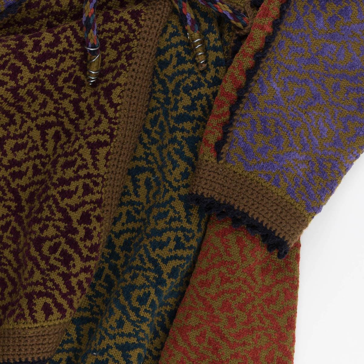 Rare 1980s Annie Fewlass cardigan coat, vintage knitted wool cardigan, womens artistic vintage - Small / Medium - Image 6