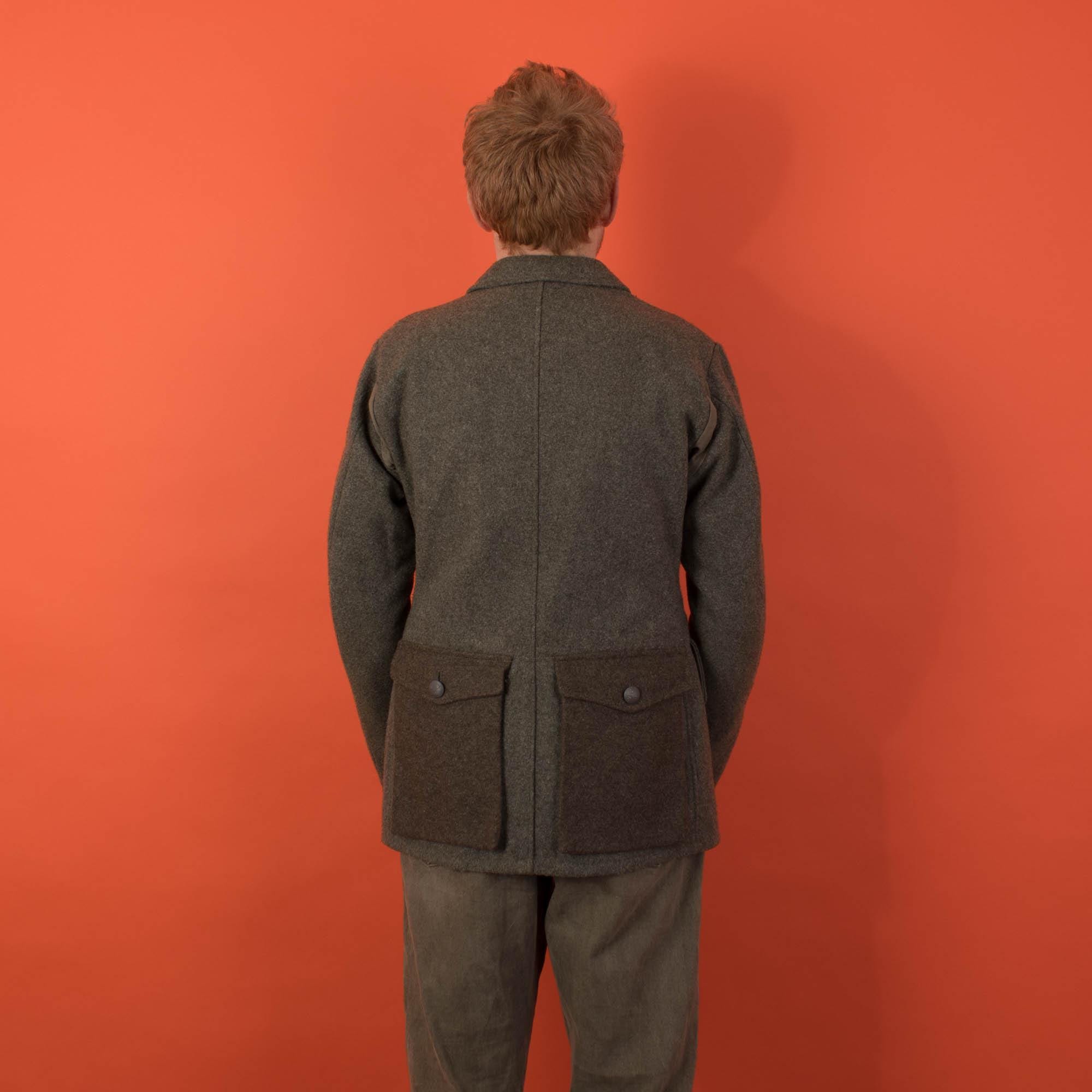 Vintage 50s 60s GKA Goteborg Swedish Military wool jacket - Small - Image 4